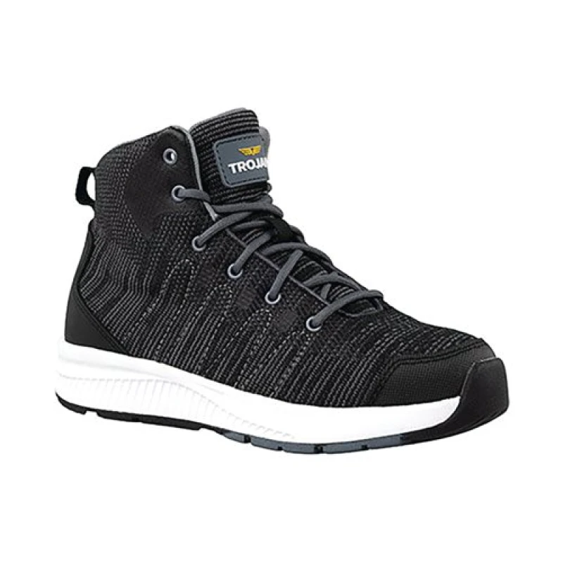 Image of Trojan Trojan Nyx Womens Black/Grey S1P Safety Hiker Boots 4 6T65 TP4