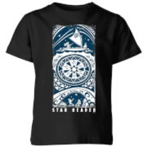 image of Moana Star Reader Kids T-Shirt - Black - 3-4 Years