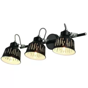 Image of Jack Spotlight Bar Black, 3x E14