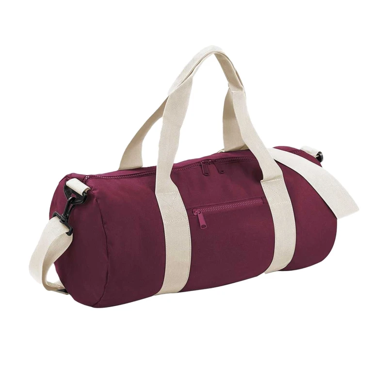 Image of Bagbase Mens Original Duffle Bag in Burgundy Burgundy Male One Size