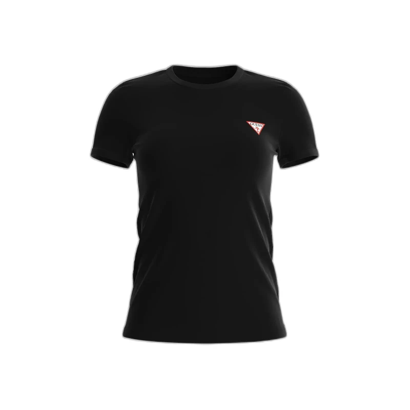 Image of Guess Womens T-Shirt Guess Mini Triangle Noir Female XS