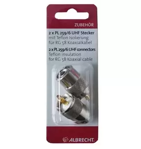 Image of Albrecht 50120 coaxial connector 2 pc(s)