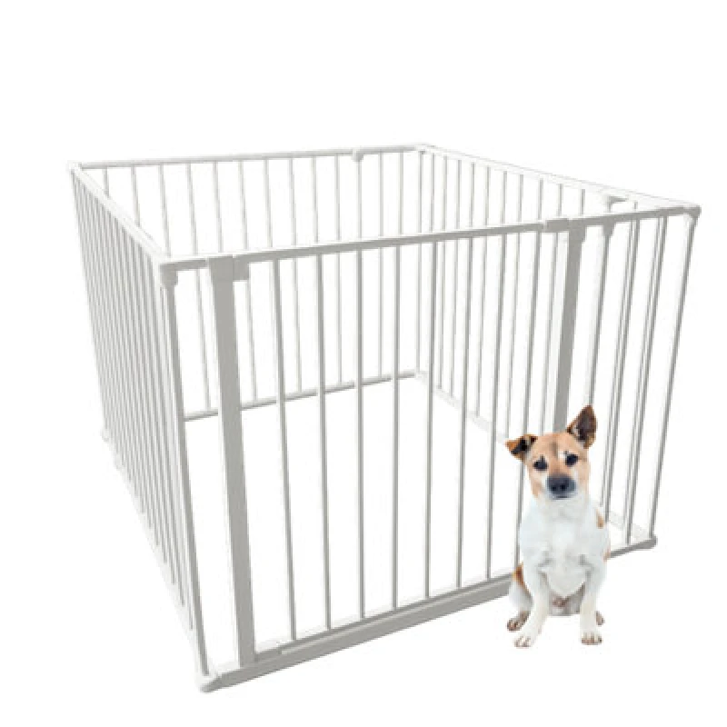 Image of Safetots Premium Multi Panel Play Den With Mat, 92Cm X 92Cm, White, 70Cm High