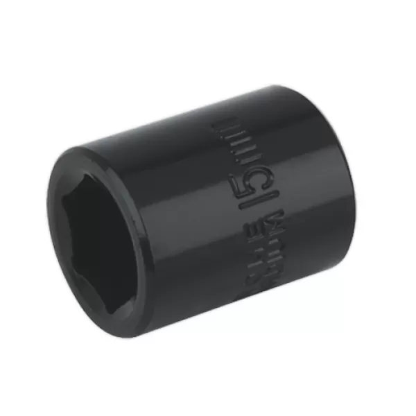 image of Genuine SEALEY IS3815 Impact Socket 15mm 3/8Sq Drive