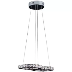 Aureool Integrated Pendant Ceiling Light Light Chrome