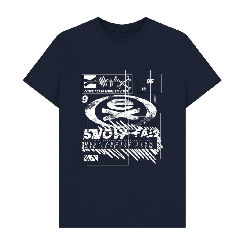Image of Extreme Mens Deep Arctic T-Shirt in Navy Size: XS Navy Male XS
