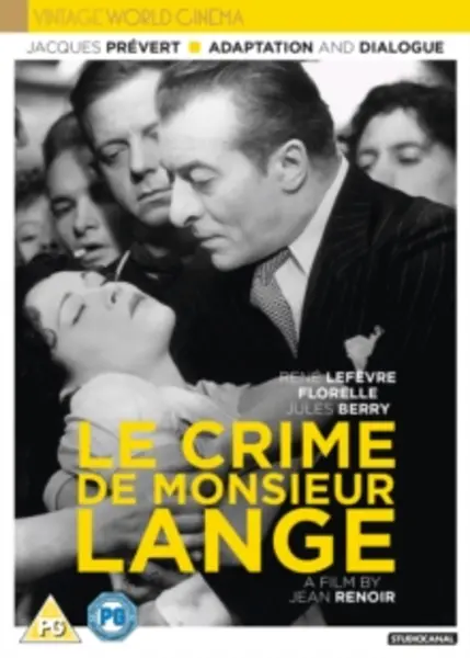 image of Le Crime de Monsieur Lange Bluray 5055201840899