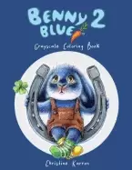 Image of benny blue 2 grayscale coloring book