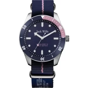 Ladies Jack Wills Black Stone Watch