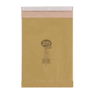 image of Jiffy Green Size 5 Padded Bags with Kraft Outer and Recycled Paper Cushioning 245x381mm Brown 1 x Pack of 25 Bags