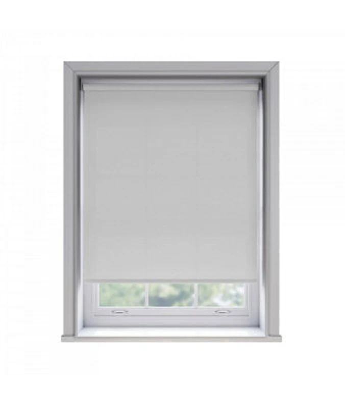 Image of 45Cm No Drill Self Adhesive White Thermal Blackout Roller Blind (170Cm Drop)