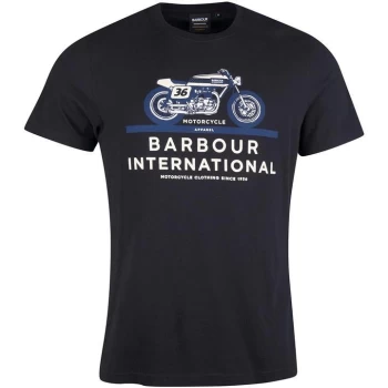Image of Barbour International Cal T-Shirt - Black