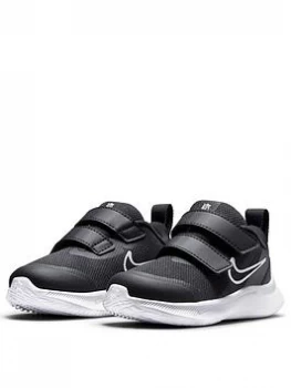 Image of Nike Star Runner 3 Infant Trainer - Black/Grey/Black, Size 5