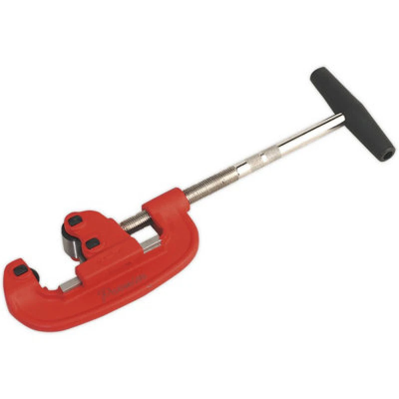 Image of Loops Heavy Duty Die-Cast Pipe Cutter - 10mm to 50mm Capacity - Hardened Steel Blade Metallics