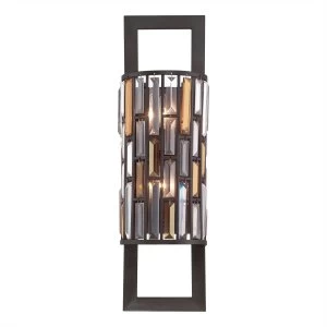 Image of 2 Light Indoor Wall Light Vintage Bronze, E14