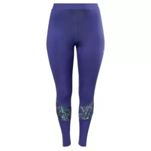 image of Reebok Modern Safari Leggings (Plus Size) Womens - Purple