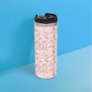 image of Pink Camo Stainless Steel Travel Mug