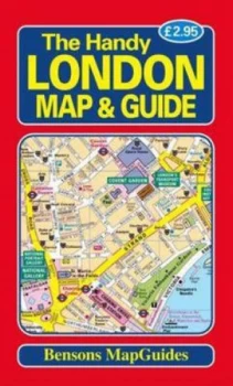 Image of Handy London Map and Guide by Bensons Mapguides Paperback