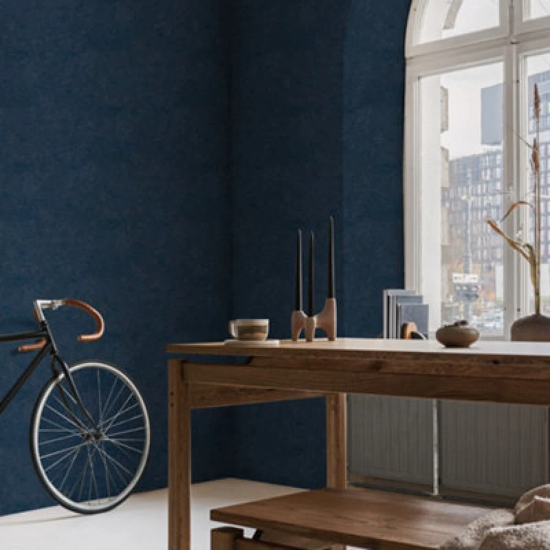 Image of Graham & Brown Superfresco Easy Organic Plain Navy, Blue 120720