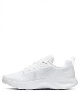 image of Nike Wearallday Trainer, White/White, Size 4, Women