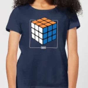 Image of Rubik's Complete Womens T-Shirt - Navy - L