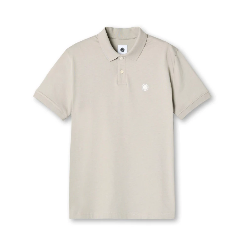 Image of Pretty Green Mens Jerry Short-Sleeve Polo Shirt Smk Grey male Small