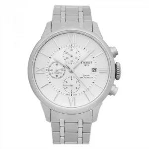 T-Classic Chemin Des Tourelles Automatic Chronograph Silver Dial Mens Watch