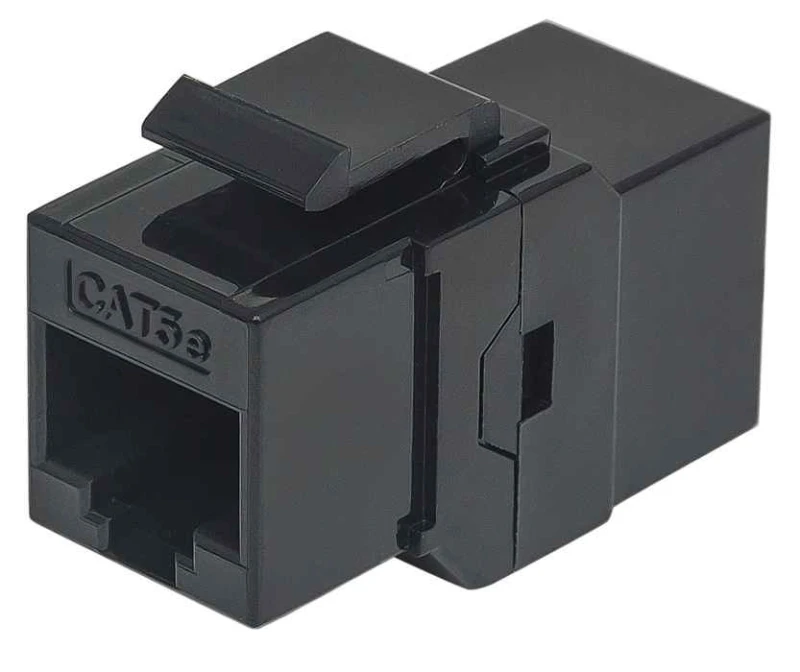Image of Intellinet Inline Coupler. Cat5e. UTP. Keystone Type. 8P8C Female to 8