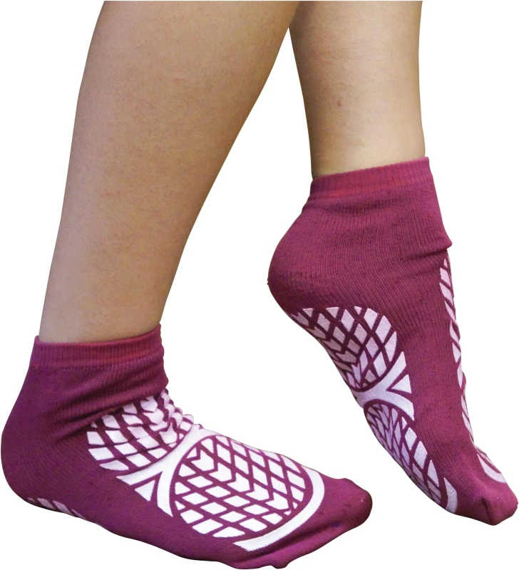 Image of Aidapt Patient Slipper Socks Purple L Purple