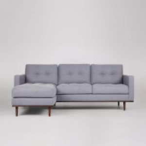 image of Swoon Berlin Smart Wool Corner Sofa - Left Hand Side - Corner Sofa - Anthracite