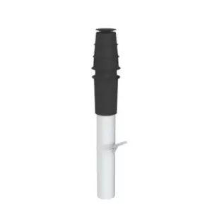 Image of Viessmann Vitodens Vertical Flue Terminal Black 60mm Or 100mm 7373230
