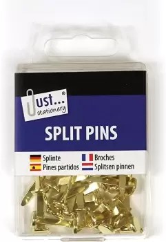 Image of Split Pins 50x20mm, Golden/Brass Colour, 20mm