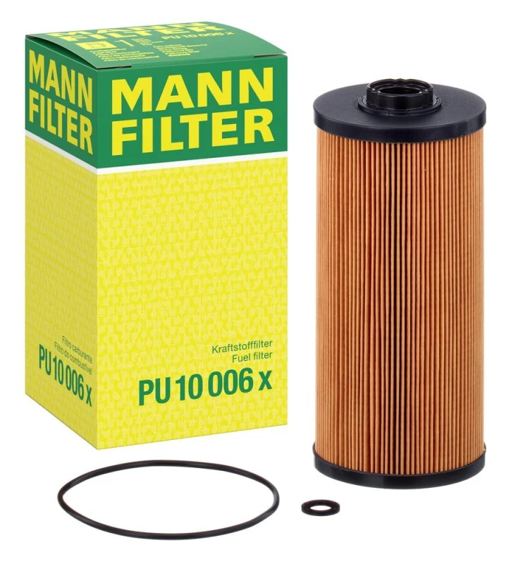 Image of MANN-FILTER PU 10 006 x Fuel Filter Filter Insert, with gasket/seal Fuel filter (9)