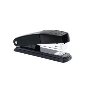 image of 5 Star Office Stapler Half Strip Metal Top and Base Top Loading Capacity 20 Sheets Black