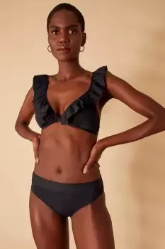 Image of Exaggerated Ruffle Bikini Top
