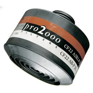 Image of Scott Safety Pro 2000 CF22 A2B2 P3 Combination Filter 40mm Thread Grey