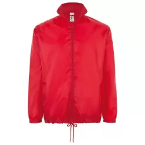 Image of SOLS Unisex Shift Showerproof Windbreaker Jacket (3XL) (Red)