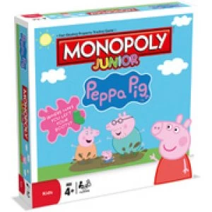 image of Monopoly Board Game - Peppa Pig Jr. Edition