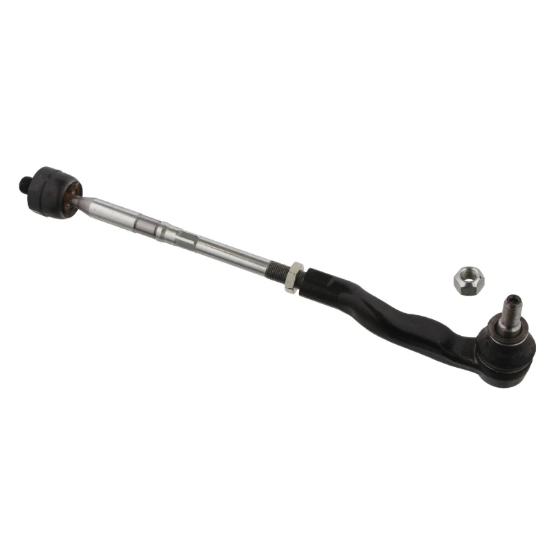 Image of FEBI BILSTEIN 33706 Tie Rod OE Turbo NEW, Front Axle Right, with lock nut Rod Assembly (284)