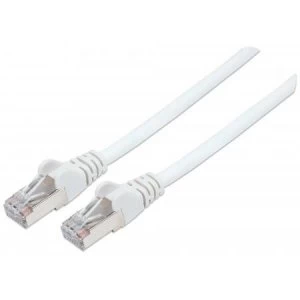 Image of Intellinet Network Patch Cable Cat6 10m White Copper S/FTP LSOH / LSZH PVC RJ45 Gold Plated Contacts Snagless Booted Polybag
