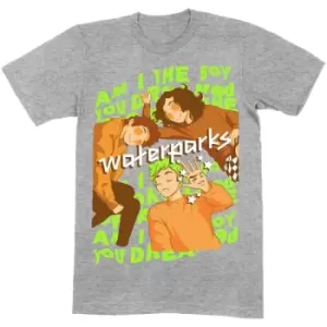 Image of Waterparks - Dreamboy Unisex XX-Large T-Shirt - Grey