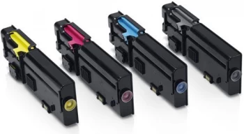 Image of Dell 593BBEJ Black and Tri Colour Laser Drum Cartridge