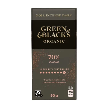 Image of Green & Black's Dark 70% Chocolate 100g