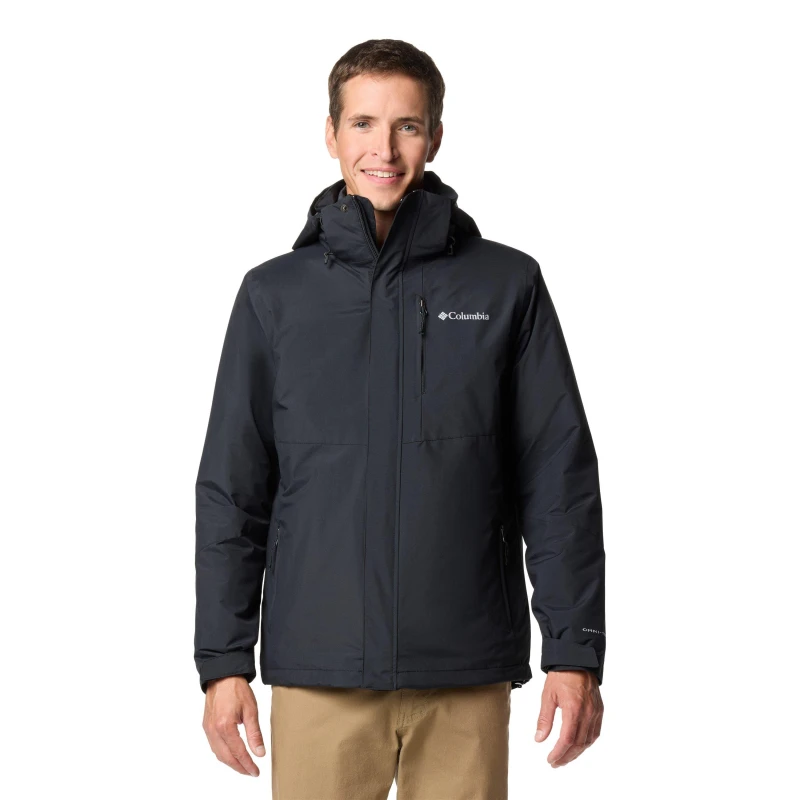 Image of Columbia Mens Element Blocker Waterproof 3-in-1 Jacket Black male Small