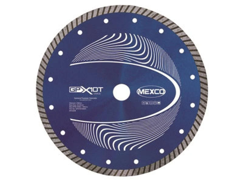 Image of Mexco Gpx10T23022 Gp Concrete Turbo Diamond Blade 230 X 22mm Mexgpx10T230
