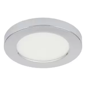 image of Spa 139mm Tauri LED Flush Ceiling Light Ring Chrome