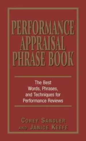 Image of Performance appraisal phrase book by Corey Sandler