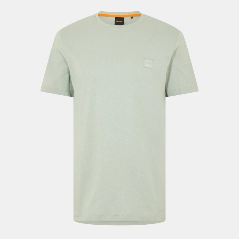 Image of Boss Mens HBO Tales T-Shirt, Premium Cotton Open Green 351 male L