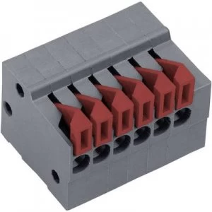 Image of Spring loaded terminal 0.75mm Number of pins 8 AKZ47918KD 2.54 H