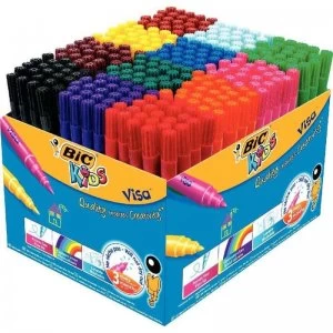 image of Bic Kids Assorted Visa Felt Pens (Pack of 288)